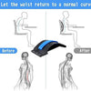 Image of Multi-Level Back Stretcher Posture Corrector Device for Back Pain Relief with Back Support Mate Magic Back Stretching Massage (Blue)