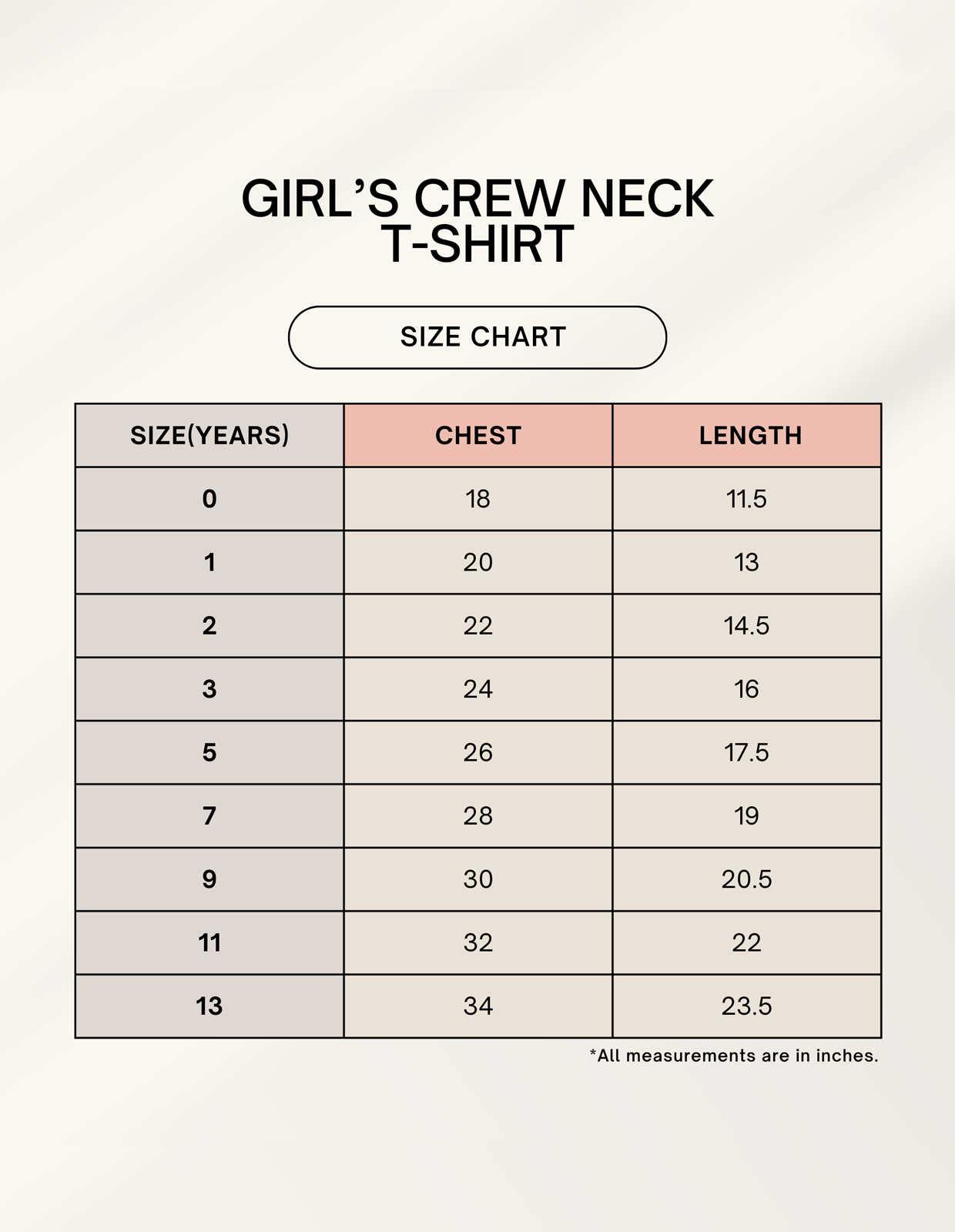 Girl's Crew Neck T-Shirt - Kukapi