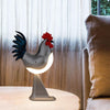 Image of LED Rooster Night Light Touch With Sound Rechargeable Bedroom Bedside Lamp Dimmable Car Ambience Aroma Carrying Lamp Home Decor