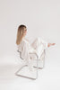 Image of Silk/Linen Clothing Set - White