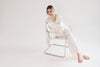 Image of Silk/Linen Clothing Set - White