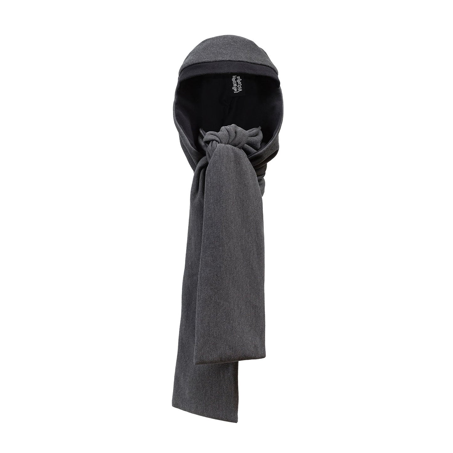 Grey Scarf-Hat