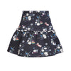 Image of Black Floral Skirt for Girls