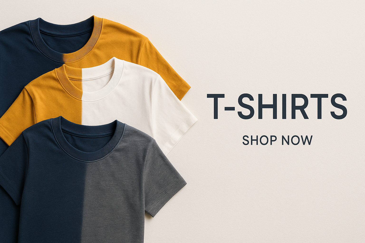 General header image for T shirt website 